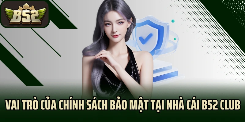 Vai trò của chính sách bảo mật tại nhà cái B52 Club